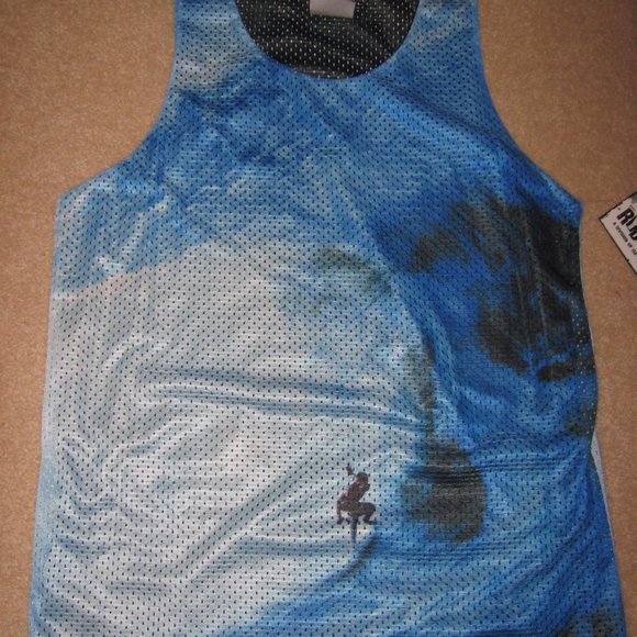 Surf Tunnel Wave Mesh Tank Top RYDE OUT surfing 38 40 medium tank beach - Picture 6 of 6